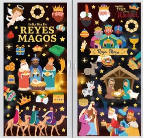 Karácsonyi dekoráció Ablak képek Ablak matricák