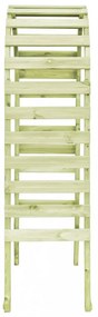impregnált fenyőfa kerti pergola 130 x 60 x 230 cm