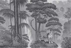 Design fali fotótapéta Flizelin Trópusi dzsungel 104x70 Ragasztó