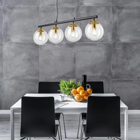 Csillár zsinóron ELOISE 4xE14/15W/230V