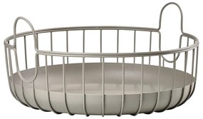 Fém tárolókosár ø 38x18 cm Inu – Zone