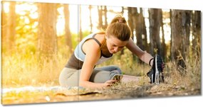 Festmények 180x90 Stretching a természetben