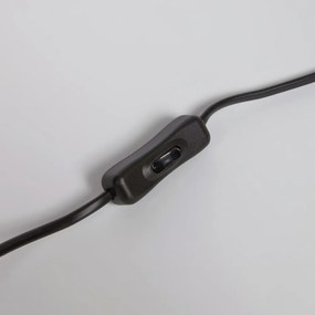 Fehér-aranyszínű asztali lámpa üveg búrával (magasság 22 cm) Seina – Kave Home