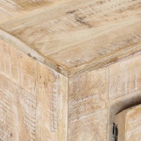 tömör mangófa TV-szekrény 110 x 35 x 46 cm