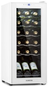 Klarstein Shiraz 18 Slim Uno, borhűtő, 50 l, 18 palack, 5-18°C, érintőképernyős kezelőpanel