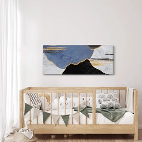Kép - Texturált formák (120x50 cm)