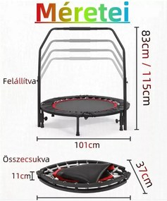 Blux Fitness trambulin markolattal 100 CM AMO-UT32