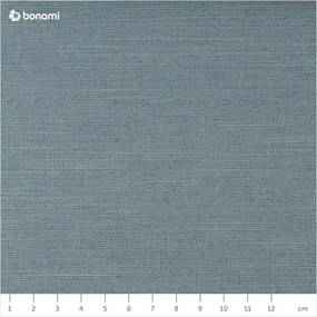 Világoskék kárpitozott ágyneműtartós franciaágy ágyráccsal 140x200 cm Lotte – Meise Möbel