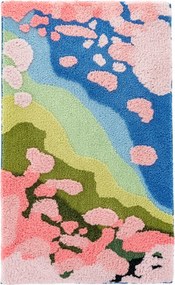 Szőnyeg Színes Shaggy Dekoratív Bolyhos Puha 50x80cm Dekoratív