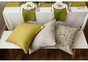 Párnahuzat karácsonyi mintával 40x40 cm – Linen Tales