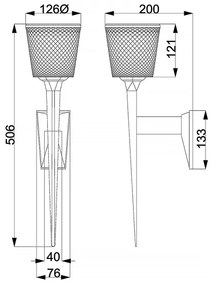 Elstead BATH-VERITY-PG-LED Fürdőszobai fali lámpa VERITY 1xG9/3W/230V IP44
