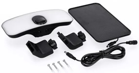 LED napelemes reflektor érzékelővel LED/13W/3,7V IP65 4000K