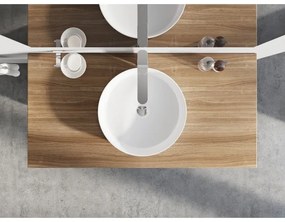 Ravak XJX01140002 - UNI SLIM ráépíthető mosdó, átm. 40 cm, kerámia/fehér