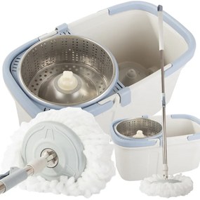 Rotary Spin Mop fém kosaras forgófejes felmosó készlet