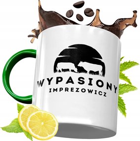 Zöld Bögre Party Ajándék Születésnapra, fényképes nyomattal