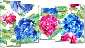 Vászonkép 150x80 Színes virágok Virágok