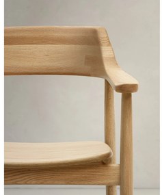 Natúr színű tölgyfa étkezőszék Fondes – Kave Home