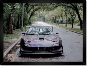 Poszterek keretben 40x30 Autó Fura Sport