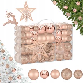 Karácsonyi Törhetetlen Karácsonyfadísz Szett 102 db-os Karácsony