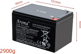 Elektromos autó akkumulátor 10 AH