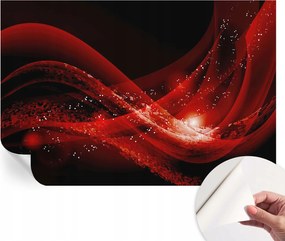 Öntapadós Dekoratív Fotótapéta Hálószobába Piros örvény 104x70 cm