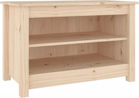 vidaXL tömör fenyőfa cipőtároló pad 70 x 38 x 45,5 cm
