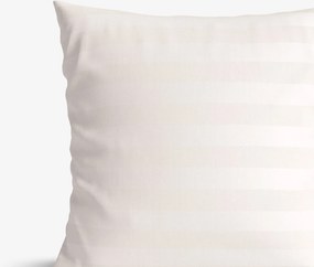 Goldea damaszt párnahuzat - krémszínű csíkos 30 x 50 cm