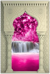 Poszterek 60x90 Rózsaszín vízesés