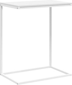 vidaXL fehér szerelt fa kisasztal 55 x 35 x 66 cm