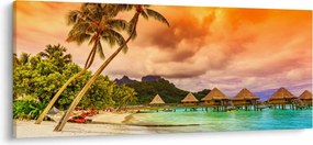 Kép - Bora Bora szigete (120x50 cm)