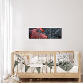 Kép - Láva (órával) (90x30 cm)