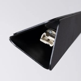 Sollux SL.1400 - Csillár zsinóron PRYSM 1xG9/8W/230V fekete