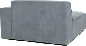 Szürke kordbársony kanapé modul (jobb oldali) Sting – Scandic