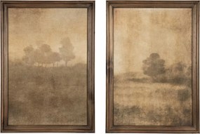 Vászonkép Régi 70x50 Nappaliba Boho Natura fa keret 2 db