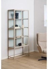 Szürke tálalószekrény 77x186x35 cm Seaford – Actona