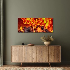 Az égő szén képe (120x50 cm)