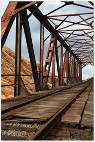 Poszterek 80x120 Vasúti híd Vasút
