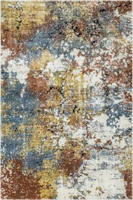 Shaggy Szőnyeg Vastag Réz Kék Mezítlábas Hálószoba Vakolat 180x270 cm