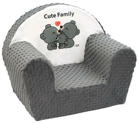 New Baby Cute Family gyermek szék, szürke, 42 x 53 cm