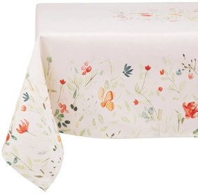 Pastel Flowers Asztalterítő, Ambition, 160x280 cm, poliészter, sokszínű