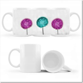 Fotó bögre Lila pitypangok