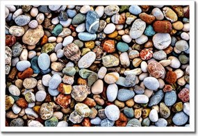 Poszterek keretben 60x40 Színes kövek