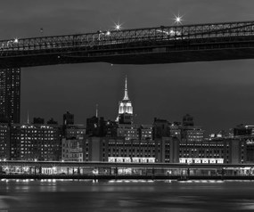 Poszter 60x50cm Esti panoráma Alsó-Manhattan 2, Assaf Fran