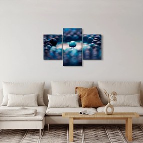 Festés - Kék golyók (90x60 cm)