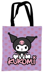 Hello Kitty Kuromi vászontáska, bevásárlótáska 44 cm