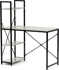Íróasztal 100x48 cm, MDF, fehérített tölgy WT
