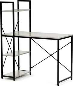 Íróasztal 100x48 cm, MDF, fehérített tölgy, GD-512 WT