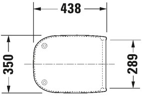 Duravit 67390099 - WC ülőke SoftClose D-CODE 35x43,8 cm fehér