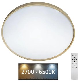 Baterie Centrum LED Dimmelhető mennyezeti lámpa DRINA LED/36W/230V 2700-6500K  + távirányító BC0630