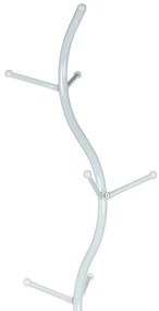 Fém Állófogas Fehér színben. Magassága: 181 cm 80003-09